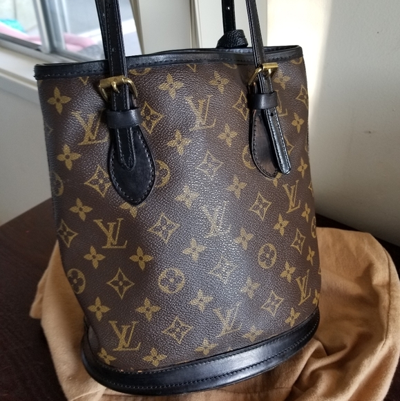 LOUIS VUITTON sale!  sale! CUSTOM BLACK PETIT BUCKET - Picture 12 of 12